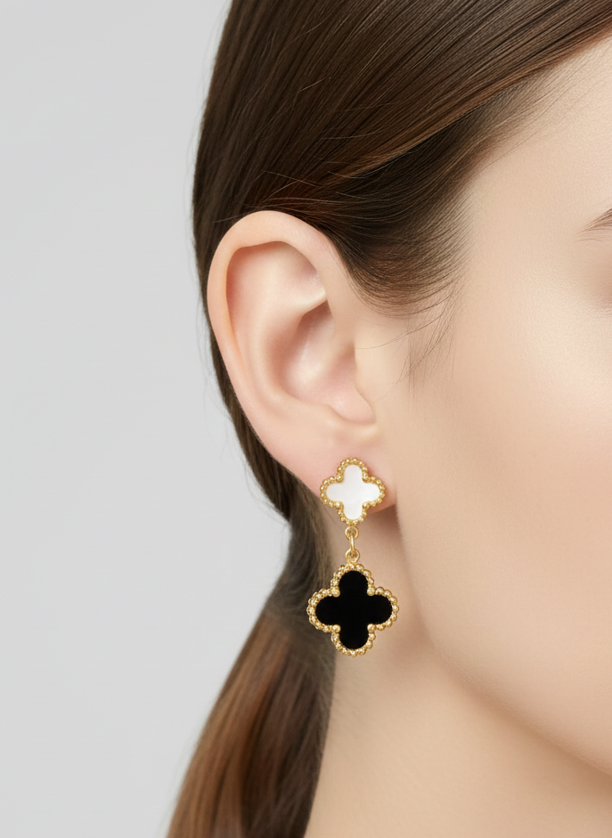 Clover Dangling Earrings AurviJewelry