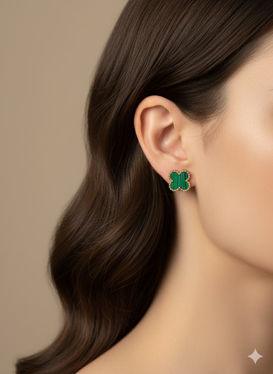 Small Clover Stud Earrings