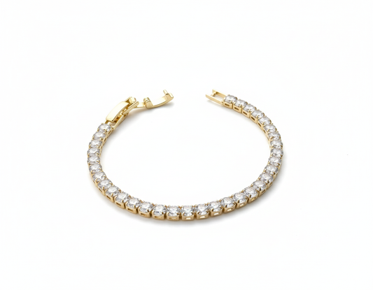 Tennis Bracelet – Elegant CZ Diamond Chain Bracelet for Women