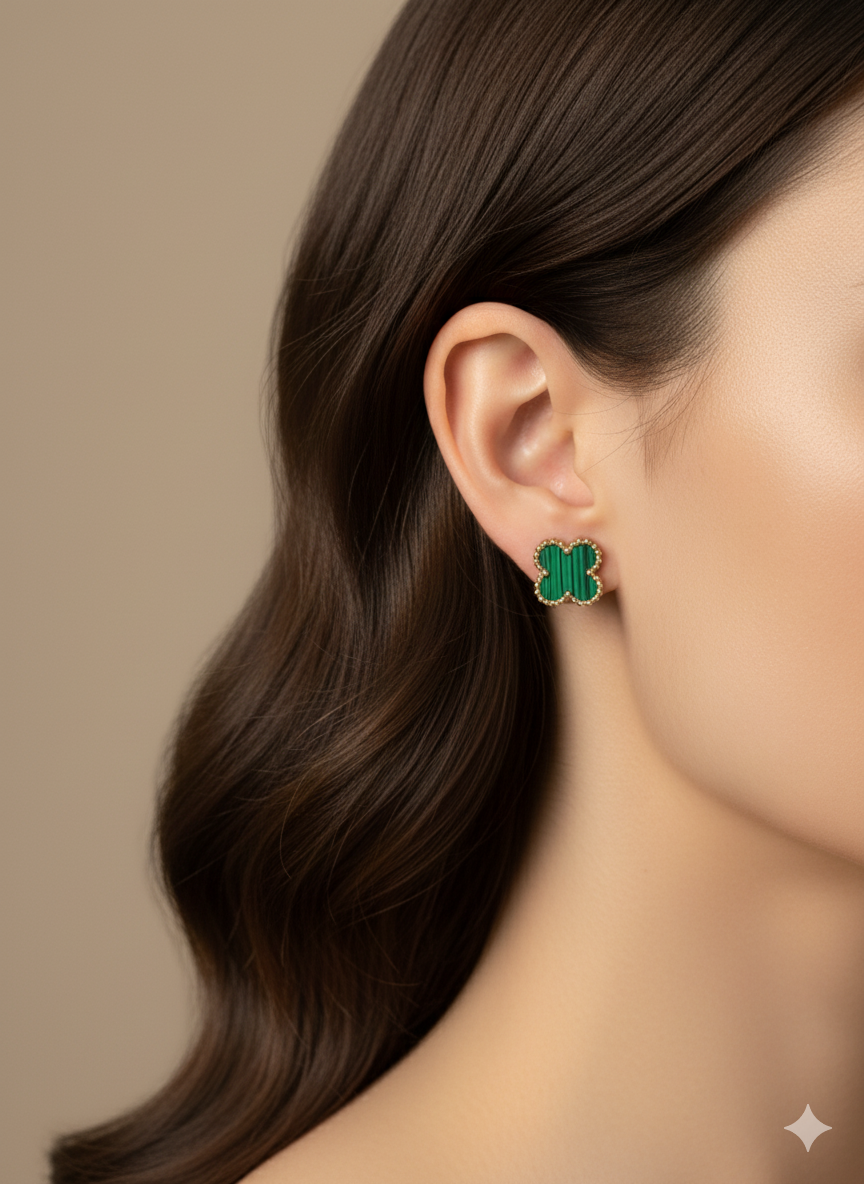 Small Clover Stud Earrings