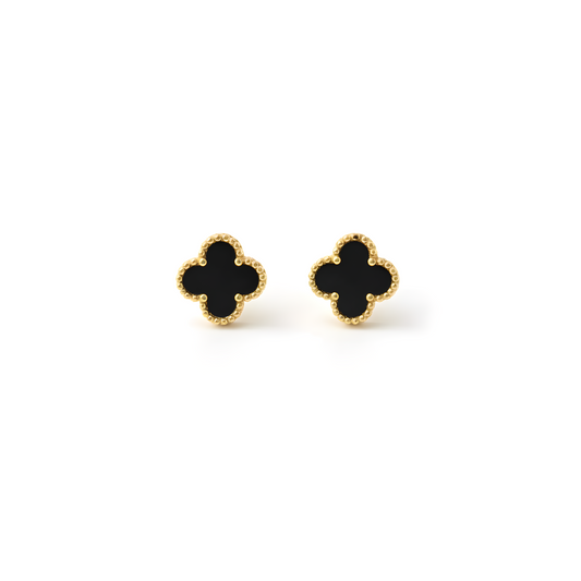 Clover Leaf Earstuds, 1 Motif, 15mm AurviJewelry