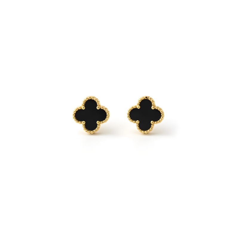 Clover Leaf Earstuds, 1 Motif, 15mm AurviJewelry