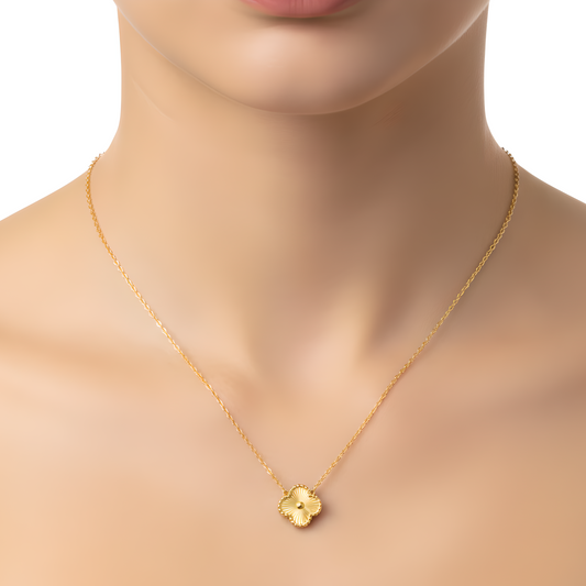 Clover Leaf Necklace AurviJewelry