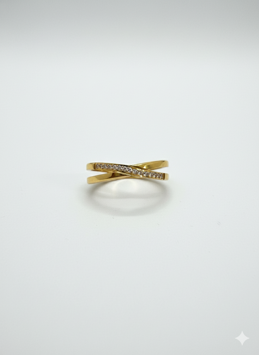 Crossover Ring AurviJewelry