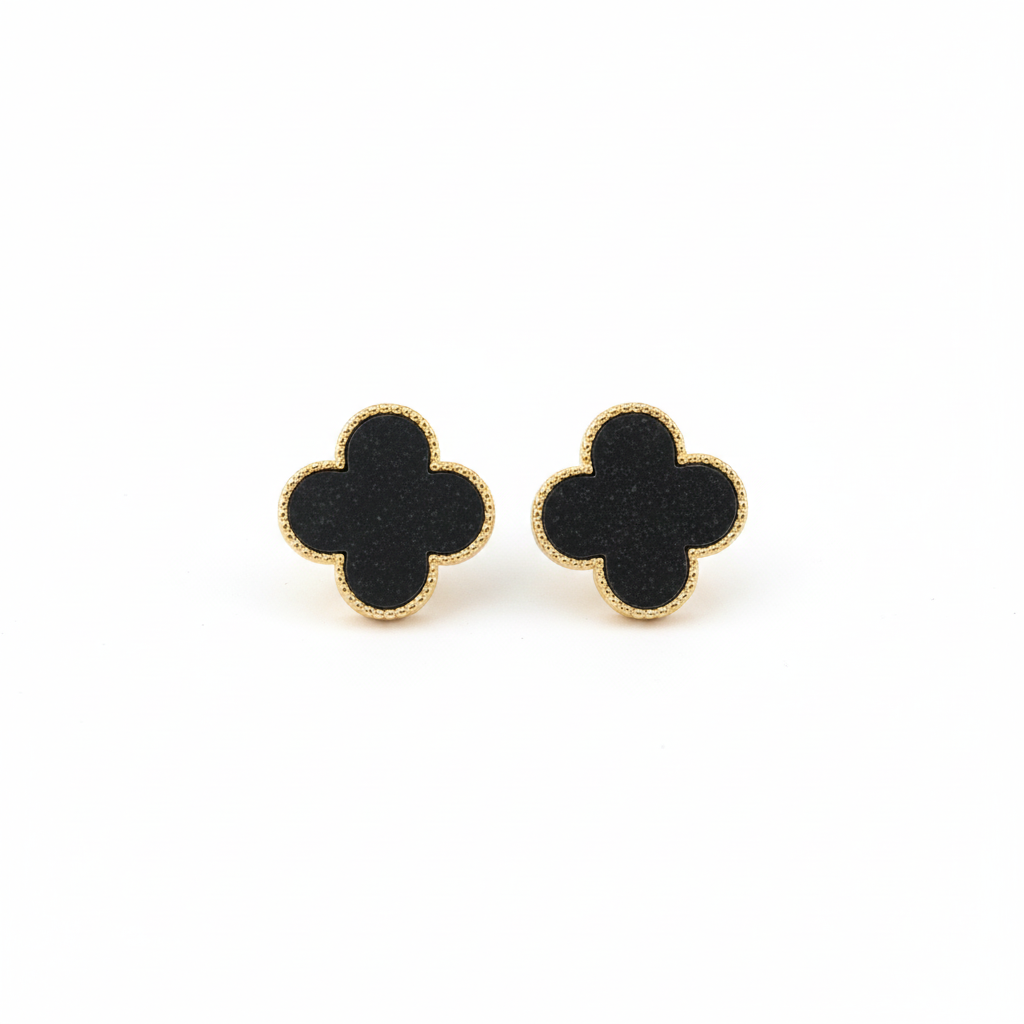 Clover Leaf Earstuds, 1 Motif, 30mm AurviJewelry