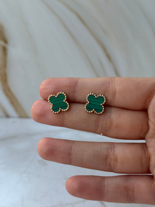 Small Clover Stud Earrings