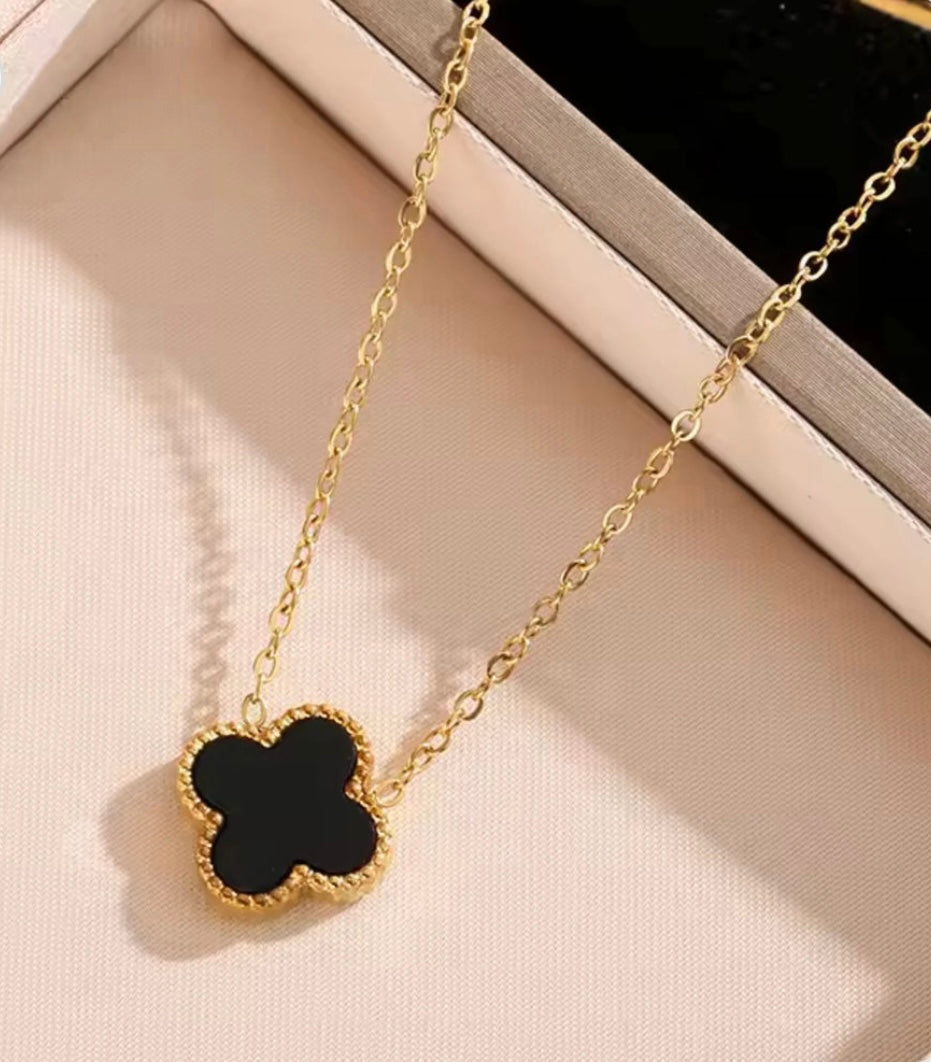Black Clover Necklace