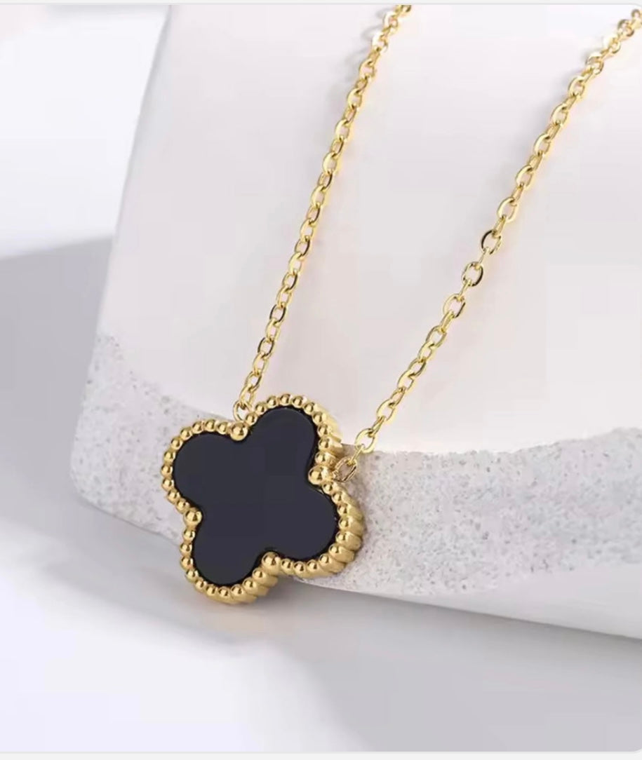 Black Clover Necklace